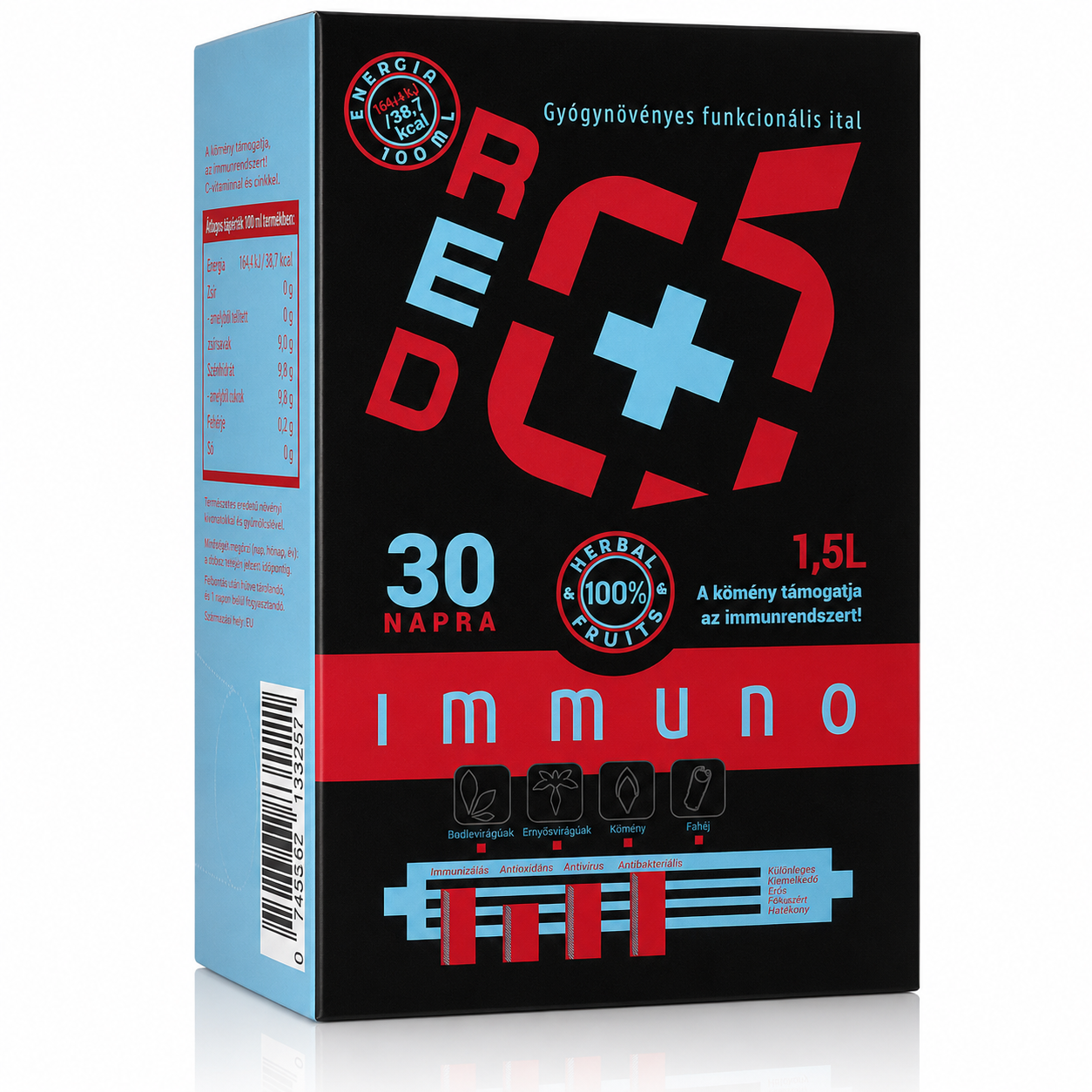 Redpower Immuno gyógynövényes funkcionális ital - 1500 ml