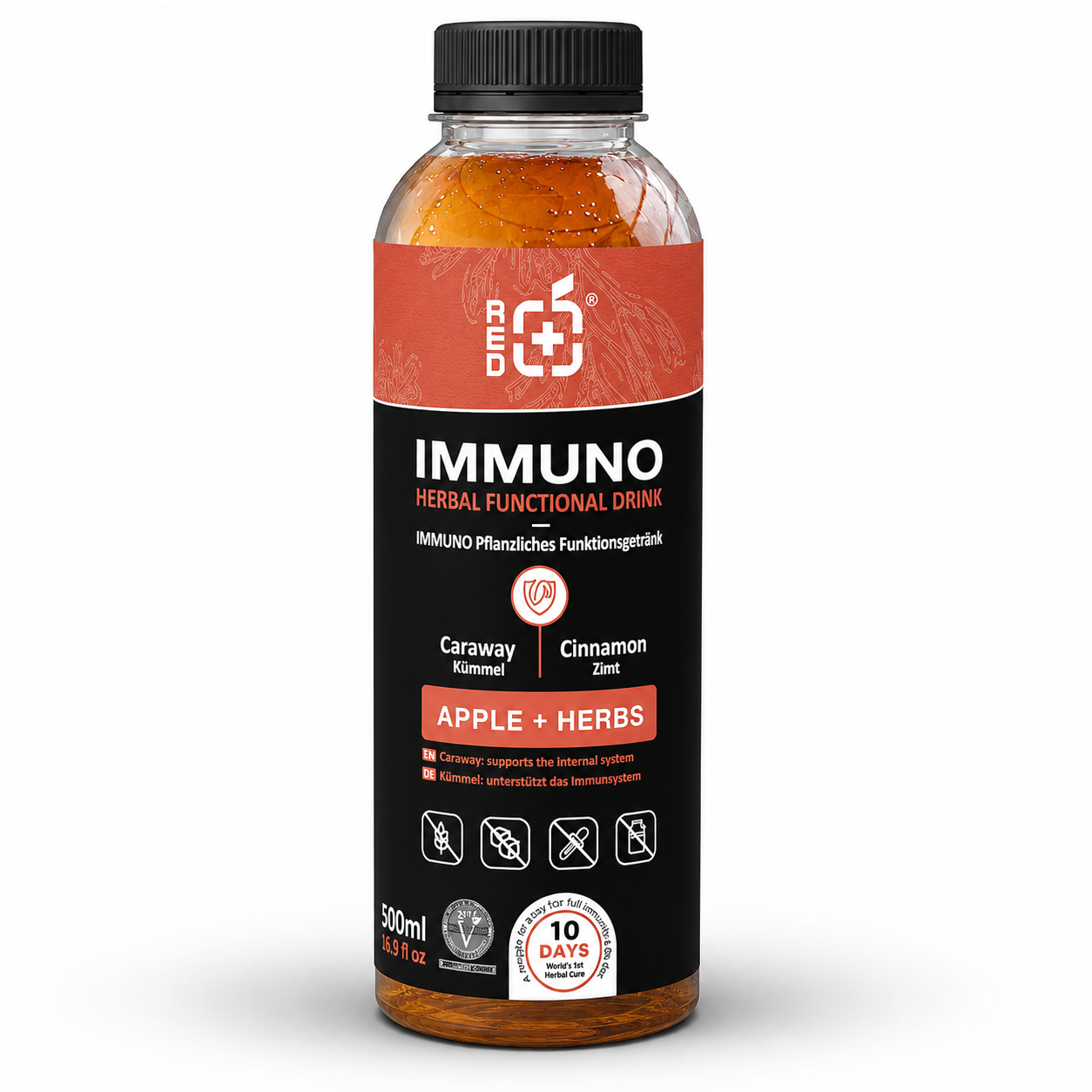 Redpower Immuno gyógynövényes funkcionális ital - 500 ml