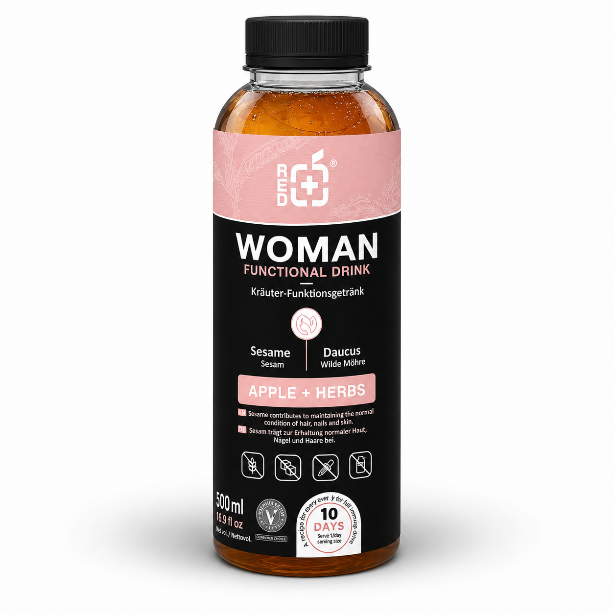 RedPower Woman gyógynövényes funkcionális ital - 500 ml